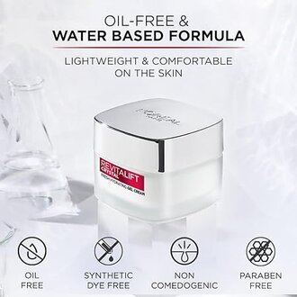 L'Oreal Paris Revitalift Crystal Fresh Hydrating Gel Cream, Oil-Free moisturiser, With Salicylic Acid, 50ml - Image 2