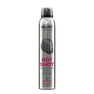 BBlunt Hot Shot Finish Spray For Radiant Shine - 200 ml | Designed for Indian Hair | For Men & Women