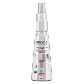 BBLUNT Hot Shot - Heat Protection Hair Mist - 150ml | No Sulphate, No Paraben, No SLS with Grapeseed Oil & Provitamin B5 | Designed for Indian Hair | For Men & Women
