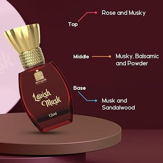 AdilQadri Lavish Musk Attar | Musky Unique Scent | Unisex Non-Alcoholic Roll-On | Long Lasting Attar - 12 ML - Image 6