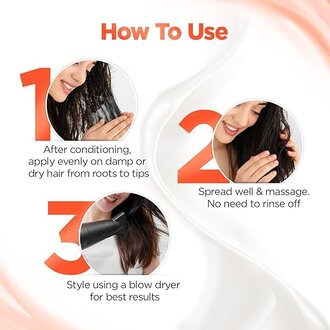 BBlunt Advanced Smoothening Serum Cream with Keratin & Hyaluronic Acid - 200 ml | Makes Hair Frizz-Free & Straighter | Deeply Nourishes | Adds Spectacular Shine | For Men & Women - Image 5