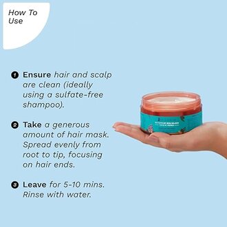 PILGRIM Korean Argan Oil Hair Mask for dry & frizzy hair with White Lotus and Camellia | Hair Mask for smoothening hair, deep conditioning and hair fall control | For Men & Women | 200ml - Image 4