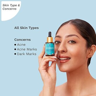 Pilgrim Korean Salicylic Acid 1% + Glycolic Acid 3% Anti Acne Serum for oily & acne prone skin | All Skin Types | Korean Skin Care | For Men & Women | Vegan & Cruelty-free| 30ml - Image 5