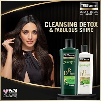 Tresemme Detox & Restore Shampoo, With Ginseng And Neem, No Dyes, No Parabens, Safe For Colour-Treated Hair, 580 ml - Image 4