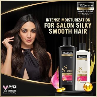 TRESemme Smooth & Shine, Fresh Conditioner, 335 Millilitre, For Silky Smooth Hair, With Biotin & Silk Protein, Deeply Moisturizes Dry & Frizzy Hair, For Men & Women - Image 3