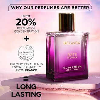 Bella Vita Luxury Date Woman Eau De Parfum Perfume with Pink Pepper, Jasmine & Vanilla|Premium, Long Lasting Floral & Fruity Fragrance for Women, 100ML - Image 2