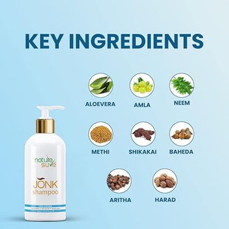 Nature Sure Jonk Shampoo Hair Cleanser for Men & Women – 1 Pack (300ml) - Image 3