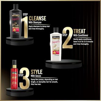 TRESemme Pro Protect , Conditioner, 190 Millilitre, For Frizzy Hair, With Moroccan Argan Oil, Gentle Care For Treated Hair, Sulphate & Paraben-Free, For Men & Women - Image 5