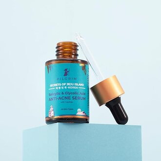 Pilgrim Korean Salicylic Acid 1% + Glycolic Acid 3% Anti Acne Serum for oily & acne prone skin | All Skin Types | Korean Skin Care | For Men & Women | Vegan & Cruelty-free| 30ml - Image 2