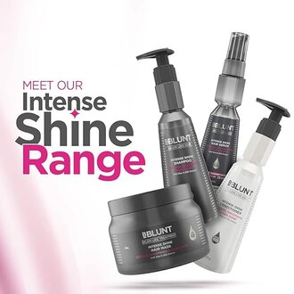 BBLUNT Intense Shine Hair Serum with Rice & Silk Protein for 10X Shinier Hair for upto 72 hours* - 70 ml 31X Reduction in Frizz | 27X Smoother Hair in Just 1 Use* - Image 3