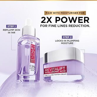 L'Oreal Paris Revitalift Serum, Hydrating and Plumping, With 1.5% Hyaluronic Acid, 15ml - Image 3