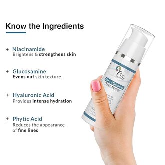 Fixderma 20% Niacinamide Serum for Face for Pore Minimizer with 2.5% Glucosamine & Hyaluronic Acid Serum | Open Pores Serum | Hydrating Serum | Face Serum for Men & Women - 30g - Image 4