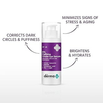The Derma Co 5% Caffeine Under Eye Serum with Retinol & Peptide for Dark Circles & Puffiness Treats Dark Circles | Fights Signs Of Aging - Image 4