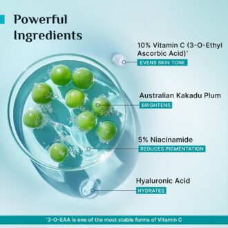 Pilgrim 10% Vitamin C Face Serum For Daily Brightness 30 ml | Face serum for glowing skin | Reduces Dark Spots & Evens Skin Tone | Fragrance Free | For Men and Women | All Skin Types | - Image 6
