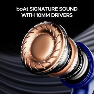 boAt Newly Launched Airdopes 121 Pro Plus TWS in Earbuds with 100 hrs Playtime, 4 Mics with ENx™, 50ms low-latency BEAST™ Mode, ASAP™ Charge, IWP™ Tech, BT v5.3 & IPX5(Blue) - Image 4