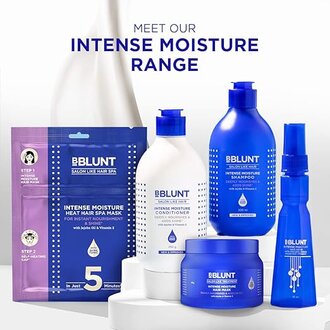 BBLUNT Intense Moisture Hair Mask with Jojoba Oil & Vitamin E for Nourished & Shiny Hair - 250 g - Image 3