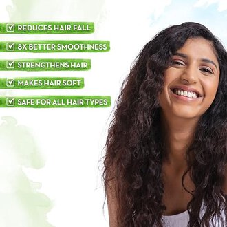 Mamaearth Onion Shampoo for Anti Hair Fall & Hair Growth with Onion Oil & Plant Keratin 400ml - Image 3