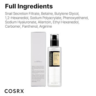 COSRX Snail Mucin 96% Power Repairing Essence 3.38 fl.oz 100ml, Hydrating Serum for Face with Snail Secretion Filtrate for Dull Skin & Fine Lines, Korean Skincare - Image 2