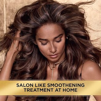 L'Oreal Paris Professional Nourishing Treatment, For Smooth & Straight Frizz-Free hair, Paraben Free, With Precious Essential Oils, Extraordinary Oil Smooth Steam Mask, 20ml + 40g - Image 2