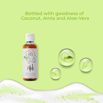 Zilch Freedom Tango Natural Vit C & Amla Hair Growth & Hairfall Control Shampoo, 200ml - Image 3