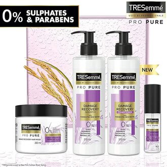 TRESemme Pro Pure Damage Recovery Conditioner For Damaged Hair, 370 Millilitre With Fermented Rice Water, Sulphate Free & Paraben Free (Jasmine) - Image 2