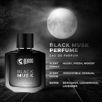 Beardo Perfume for Men - BLACK MUSK 50ml | Oriental, Musky Perfume for Men Long Lasting | Gift for men | Date night fragrance | Mens Perfume - Image 3