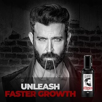 Beardo Beard & Hair Growth Oil, 50ml | Natural Hair Oil for Thicker & Longer Beard | Beard Oil for Uneven, Patchy & Fast Beard Growth | Growth Oil for Stronger & Fuller Beard Hair - Image 2