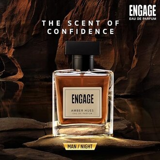 Engage Amber Hues Perfume for Men, Long Lasting, Ambery and Warm, for Special Occasions, Gift for Men, Free 3ml tester, 100ml - Image 3