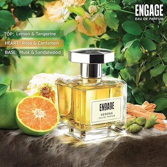 Engage Verona Perfume for Women, Long Lasting, Citrus and Fruity, for Everyday Use, Gift for Women, Free Tester with pack, 100ml - Image 4