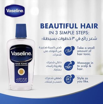 Vaseline Hair Tonic & Scalp Conditioner For Dry Hair (Rose), 200Ml, 1 Count - Image 2