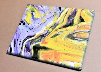 Day 27 Acrylic Pouring Color Theory Series