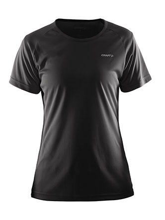 Lichtgewicht sportshirt voor dames met geweldige vochtafvoer. Het t-shirt voelt zacht aan en is voorzien van reflecterende details voor een betere zichtbaarheid.