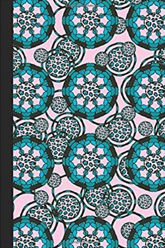 Animal Print Mandala Journal combining designs in pink, white, blue, and black with intricate mandala and animal print patterns.