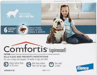 Comfortis Chewable Tablets For Dogs & Cats