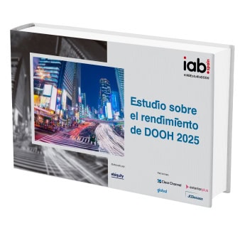 Infografía del Estudio sobre el Rendimiento de DOOH 2025 – IAB Spain