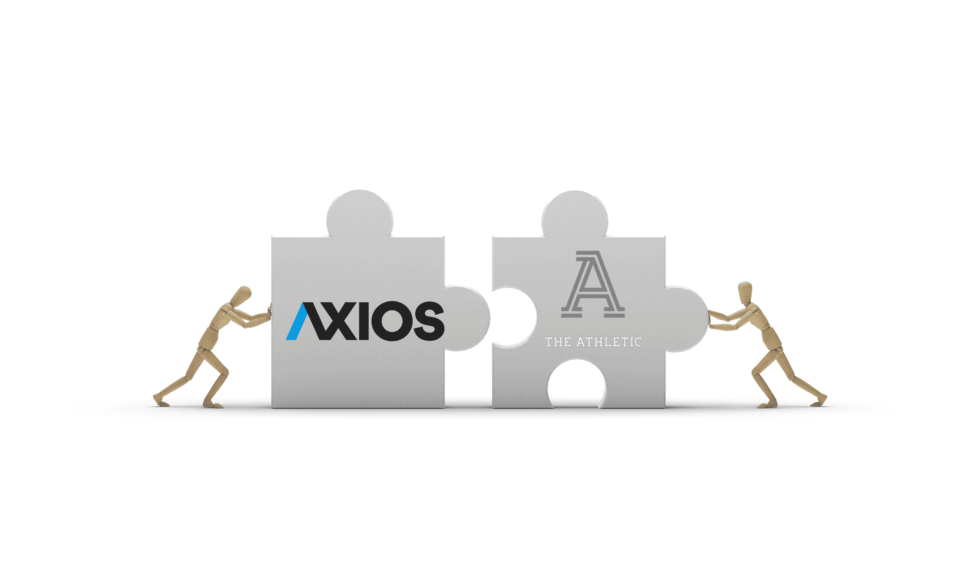 Visualizing a possible merger between The Athletic and Axios