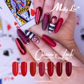 walentynki z lakierami do paznokci firmy Molly Lac