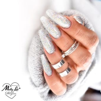 brokatowe paznokcie na karnawał