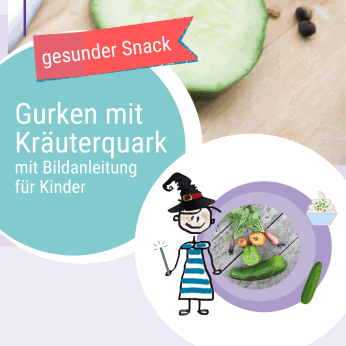 Rezept Gurken mit Kräuterquark