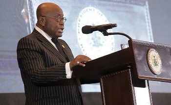 President Nana-Addo-Dankwa-Akufo-Addo-addressing-guests-a the African Union Reflection Forum on Unconstitutional Changes in Africa.