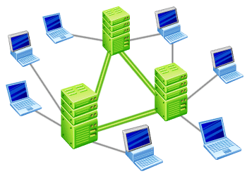 Usenet-servers synchroniseren bestanden zoals films en series onderling.