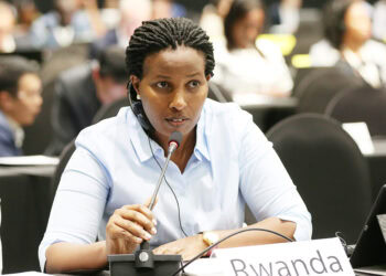 Juliet Kabera, Director General, Rwanda Environment Management Authority, currently in Kenya ahead of negotiations, is Rwanda Representative in drafting the global treaty on eliminating plastics