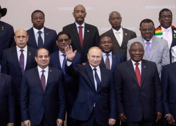 Russian President Vladimir Putin hosted the vast majority of Africa's leaders at the Black Sea resort of Sochi in 2019, and entices them with military hardware