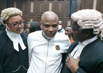 Nnamdi Kanu and his legal team