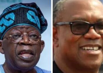 Bola Tinubu and Peter Obi