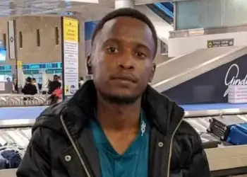 Joshua Loitu Mollel, a student from Tanzania