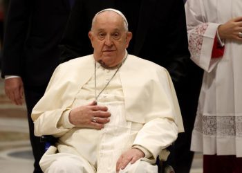 VATICAN CITY, VATICAN - DECEMBER 07: Pope Francis arrives at St. Peter's Basilica for Consistory for creation of new cardinals on December 07, 2024 in Vatican City, Vatican.  / Getty Images