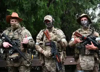 Wagner fighters deployed in Rostov-on-Don, Russia.
Reuters