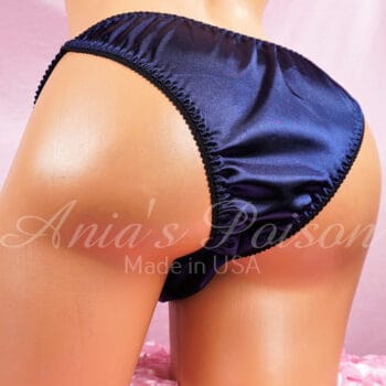 Ania's sissy Men's cheeky panties Countess cut Satin lined front men's string bikini sz 7/L