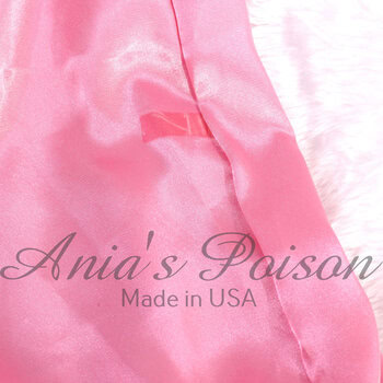 Ania's Sissy Pink Satin full cut Bloomers tap pants shiny wetlook men's panties sz L - Image 2